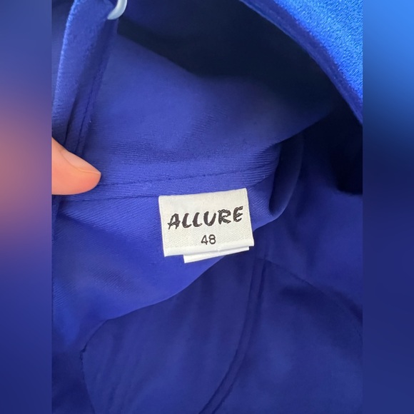 Allure Royal Blue Evening Dress - Picture 12 of 13